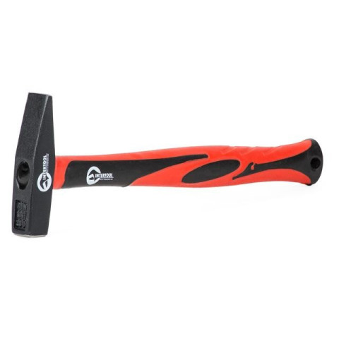 Молоток 200г ручка из фибергласса INTERTOOL HT-0202