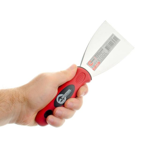 Шпатель из нержавеющей стали 75мм Проф INTERTOOL KT-2607
