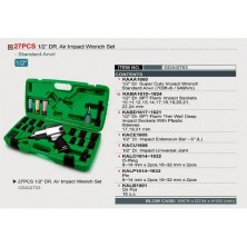 Гайковерт пневматический с набором головок TOPTUL 1/2" 27ед. GDAI2703