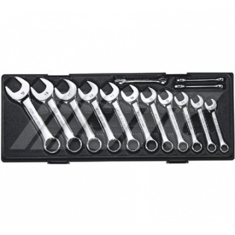 Набор ключей рожково-накидных 6-19мм., укороченых 14ед.