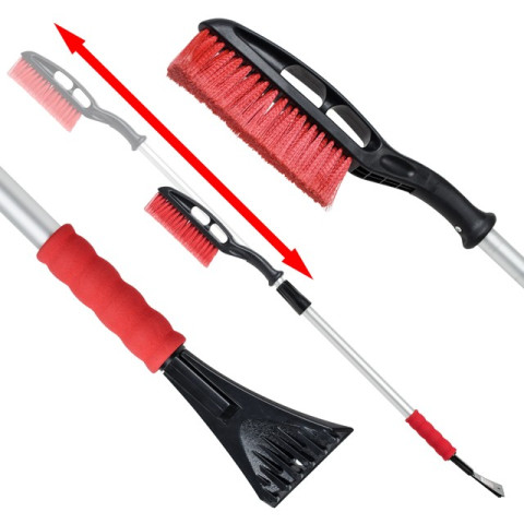 Щетка со скребком телескопическая 99-139см INTERTOOL AT-0119