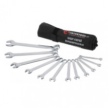 Набор ключей комбинированных 12шт. 6-14,17,19,22 мм, DIN3113, STORM INTERTOOL XT-1004
