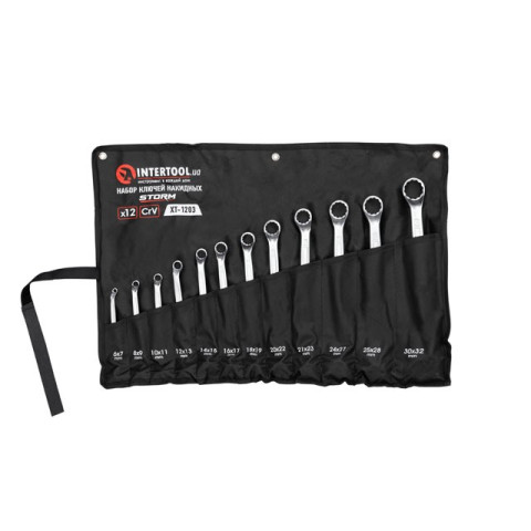 Набор накидных ключей 12шт INTERTOOL XT-1203