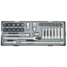 3/8" Набор головок 31 пр. (код T3311)