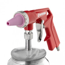 Пистолет пескоструйный пневматический с металлическим бачком INTERTOOL PT-0707