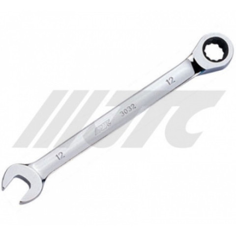 Ключ рожково-накидной с трещоткой 8мм