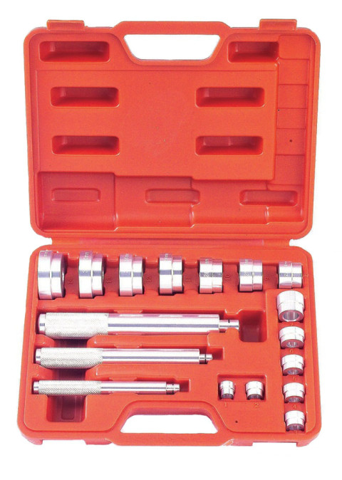 Набор оправок для подшипников 17 пр. (код 917T1)
