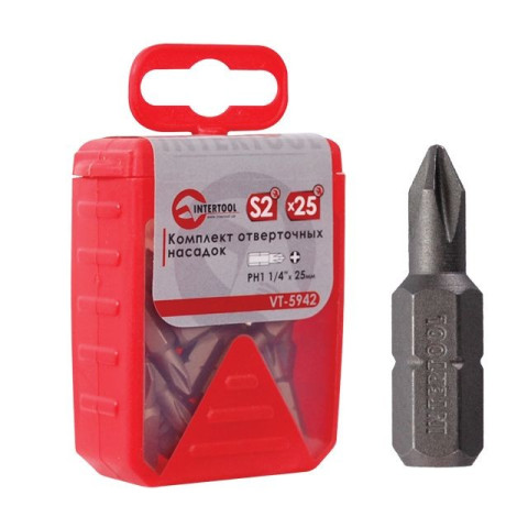 Комплект отверточных насадок INTERTOOL VT-5942