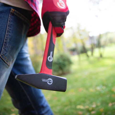 Молоток 1000г ручка из фибергласса INTERTOOL HT-0210