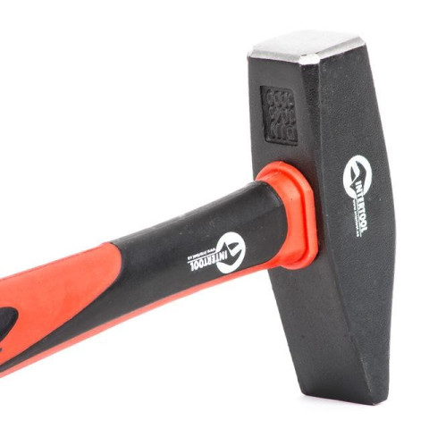 Молоток 1000г ручка из фибергласса INTERTOOL HT-0210