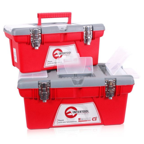 Комплект ящиков для инструментов с металлическим замком INTERTOOL BX-0502