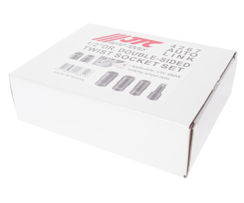 Набор головок двухсторонних для колесных секреток