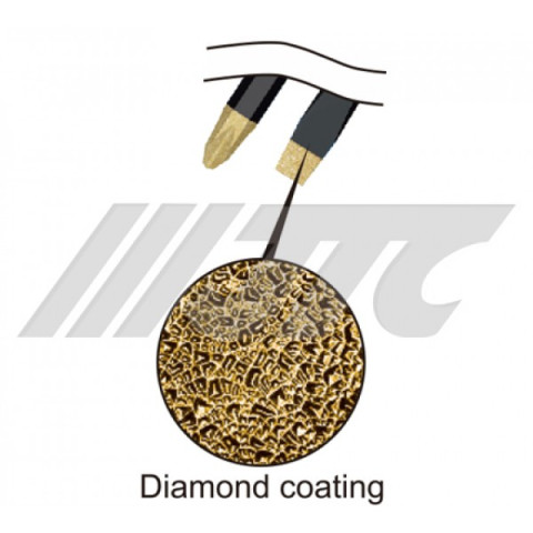 Отвертка крестовая PH2 х 100мм, наконечник с алмазным покрытием