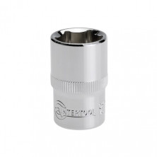 Головка шестигранная 1/2", 17ммx38мм Cr-V INTERTOOL ET-0017