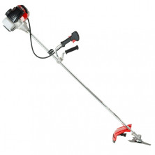 Мотокоса 1.5 кВт/2 л.с., 43 см³, катушка, 3-х лопастной нож, фреза 40 зубъев, двухплечевой ранцевый ремень INTERTOOL DT-2232