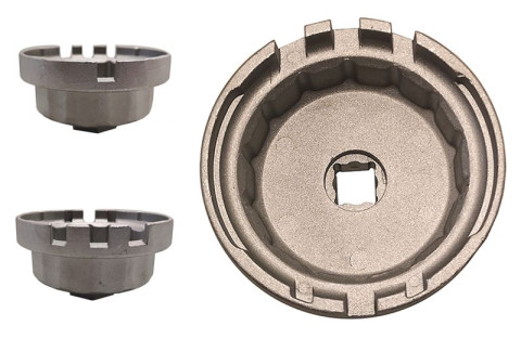 Съемник масляного фильтра ''крышка'' 64.5мм х 14гр, в блистере