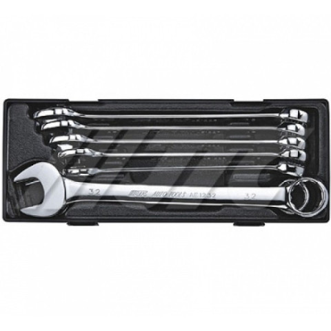 Набор ключей рожково-накидных 24-32мм., зеркальная полировка 8ед.