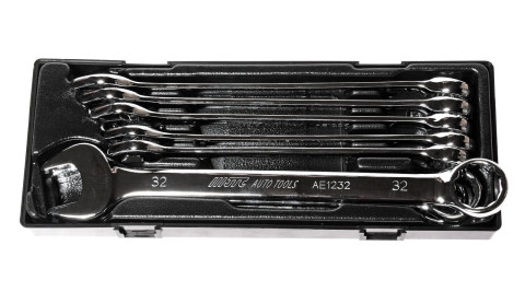 Набор ключей рожково-накидных 24-32мм., зеркальная полировка 8ед.