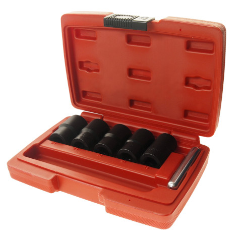 Набор головок глубоких для поврежденных болтов и гаек 1/2" 6ед.