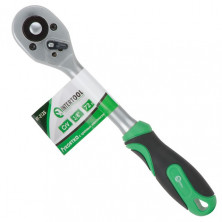 Рукоятка с храповым механизмом на 72 зуба 3/8", Cr-v. INTERTOOL HT-2125