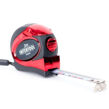 Рулетка 3м с автоматической блокировкой полотна INTERTOOL MT-0803