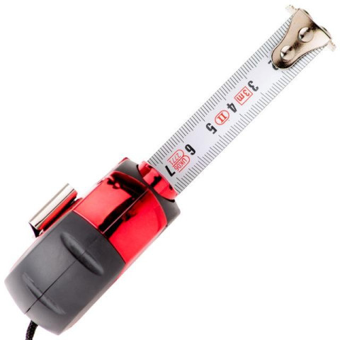 Рулетка 3м с автоматической блокировкой полотна INTERTOOL MT-0803