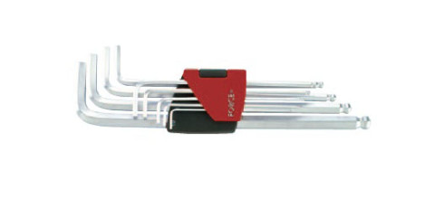 Набор ключей 6-гранных (HEX) Г-образных с шаром экстрадлинных 9 пр. (1/16"-3/8") (код 5093XLBS)