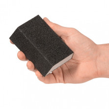 Губка для шлифования трапеция 110*75*54*25 мм, оксид алюминия К120 INTERTOOL HT-0812