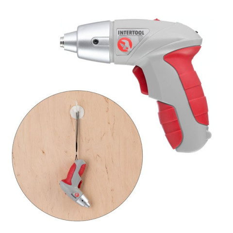 Отвертка аккумуляторная INTERTOOL DT-0301