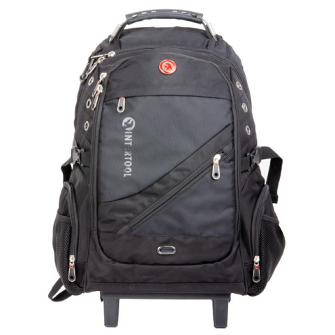 Рюкзак дорожный Intertool 3 отделения, 30 л. на колесах с телескопической ручкой INTERTOOL BX-9024