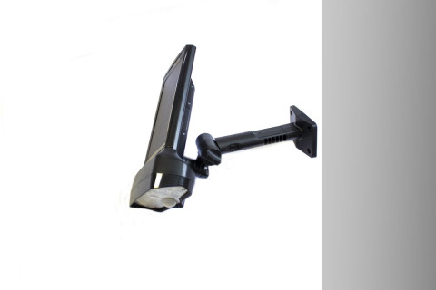 Светильник светодиодный настенный на солнечной батарее с датчиком движения (17 светодиодов SMD)