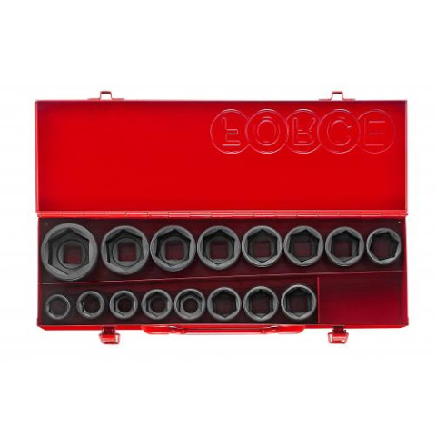 3/4 Набор головок 6-гр. ударных 16 пр. (19-46 мм) (FORCE 6163)