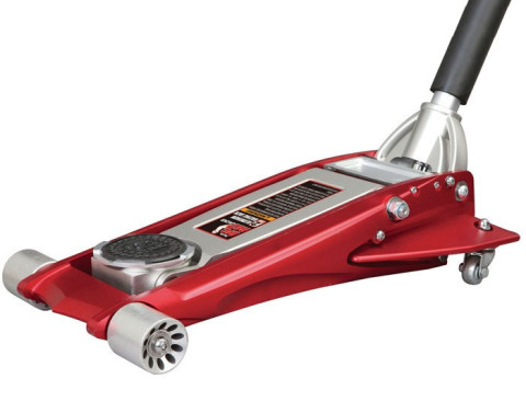 Домкрат подкатной алюминиевый 2,0т низкопрофильный с двойной помпой TORIN (Код T820010L)