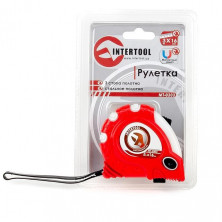 Рулетка с фиксатором 3м "Супер Магнит" INTERTOOL MT-0303