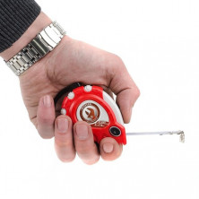 Рулетка с фиксатором 3м "Супер Магнит" INTERTOOL MT-0303