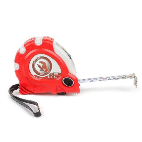 Рулетка с фиксатором 3м "Супер Магнит" INTERTOOL MT-0303