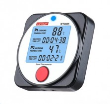 Термометр цифровой для барбекю 2-х канальный Bluetooth, -40-300°C WINTACT WT308A