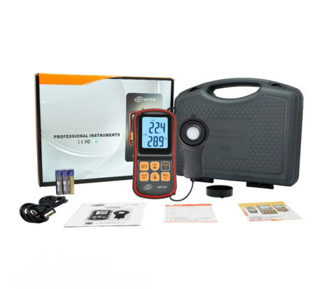 Люксметр + термометр, Bluetooth 200000 Lux BENETECH GM1030