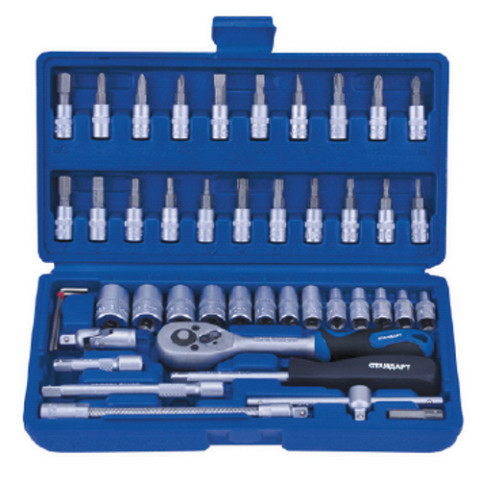 Набор инструмента в кейсе 1/4" 46 ед. СТАНДАРТ ST-1446