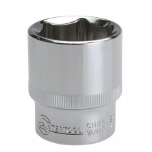 Головка шестигранная 1/2", 28мм*38мм, Cr-V INTERTOOL ET-0028