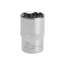 Головка шестигранная 1/2", 18ммx38мм Cr-V INTERTOOL ET-0018