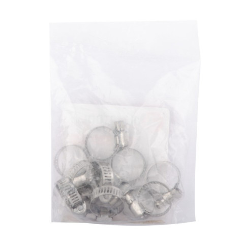 Хомут нержавеющая сталь 8 мм D 11-20 мм INTERTOOL TC-1011