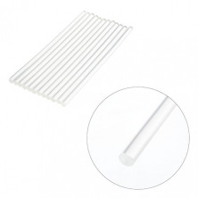 Комплект прозрачных клеевых стержней 7.4мм*200мм, 12шт INTERTOOL RT-1030