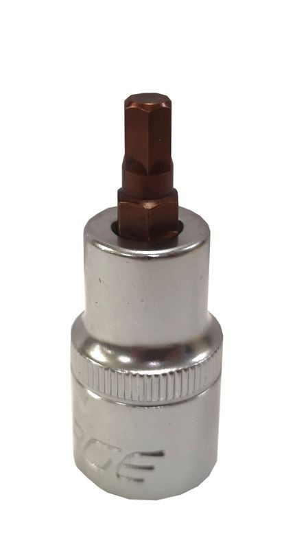 Головка-бита 6-гранная 5мм Premium 1/2" (L-55мм) Forsage F-34405505 Premium