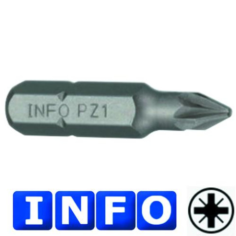 5/16 Бита Pozidriv РZ.4, L=30 мм (INFO 952304 I)