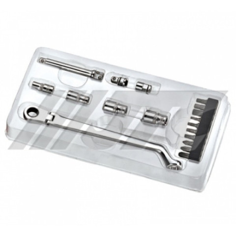 Набор головок и бит SL, PH, HX 1/4&quot; 18ед.