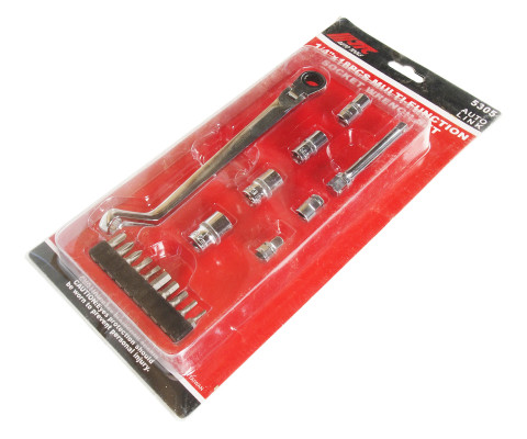 Набор головок и бит SL, PH, HX 1/4&quot; 18ед.