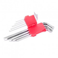 Набор Г-образных шестигранных удлиненных ключей Cr-V INTERTOOL HT-0602