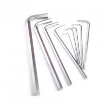 Набор Г-образных шестигранных удлиненных ключей Cr-V INTERTOOL HT-0602