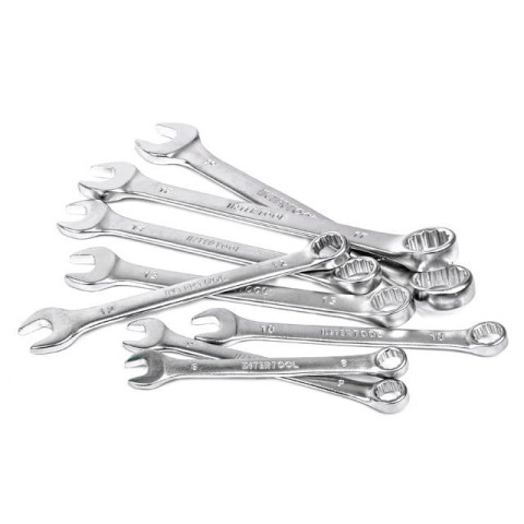 Набор ключей комбинированных Cr-V INTERTOOL HT-1202